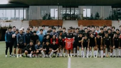 Bukti Kekuatan Sport Tourism IndonesiaDua Raksasa Korea Selatan Latihan di Bali United Training Center