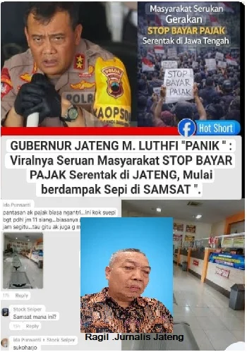 Gubernur Jateng Lupa “Nglakoni Ngayomi”: Rakyat Melawan dengan Menyepikan Samsat