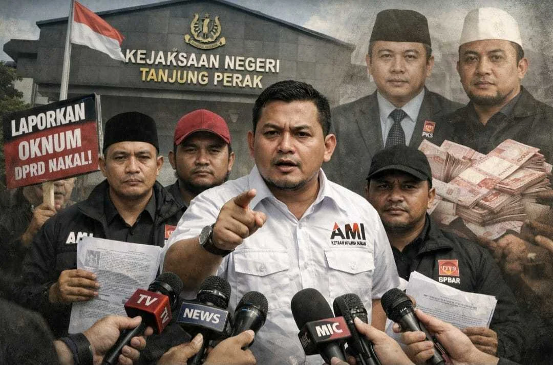 AMI Laporkan Dua Oknum DPRD Surabaya ke Kejari Tanjung Perak, Diduga Oknum Fraksi PKS Embat Dana Res