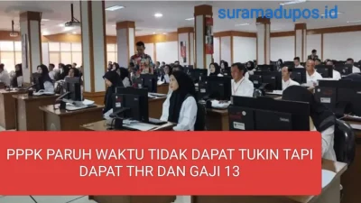 PPPK PARUH WAKTU TIDAK DAPAT TUKIN TAPI DAPAT THR DAN GAJI 13