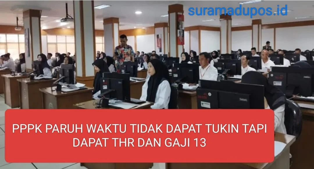 PPPK PARUH WAKTU TIDAK DAPAT TUKIN TAPI DAPAT THR DAN GAJI 13