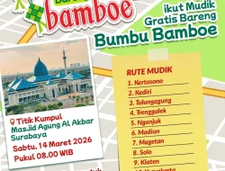Mudik bareng bamboe