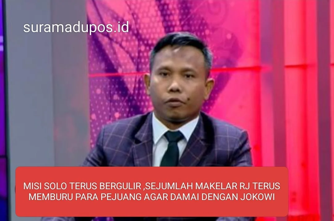 MISI SOLO TERUS BERGULIR, SEJUMLAH MAKELAR RJ TERUS MEMBURU PARA PEJUANG AGAR MAU DAMAI DENGAN JOKOWI