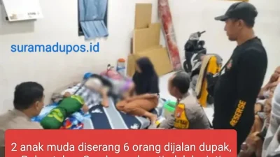 2 anak muda diserang 6 orang dijalan dupak polrestabes surabaya tindak lanjuti