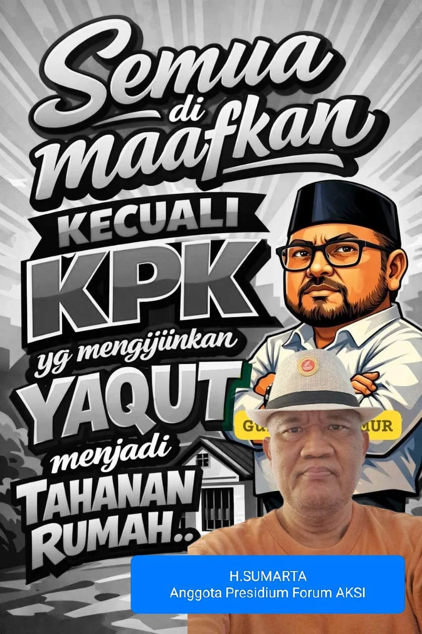 Pemberian Status Tahanan Rumah Gus Taqut oleh KPK Harus Dibatalkan.