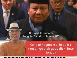 Kondisi negara makin sulit di tengah gejolak geopolitik Timur tengah.