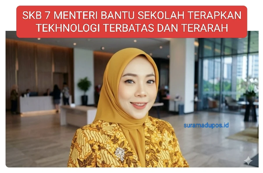 SKB 7 MENTERI BANTU SEKOLAH TERAPKAN TEKHNOLOGI TERBATAS DAN TERARAH