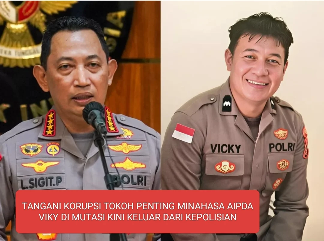 aipda viky mundur dari kepolisian usai tangani korupsi tokoh penting minahasa