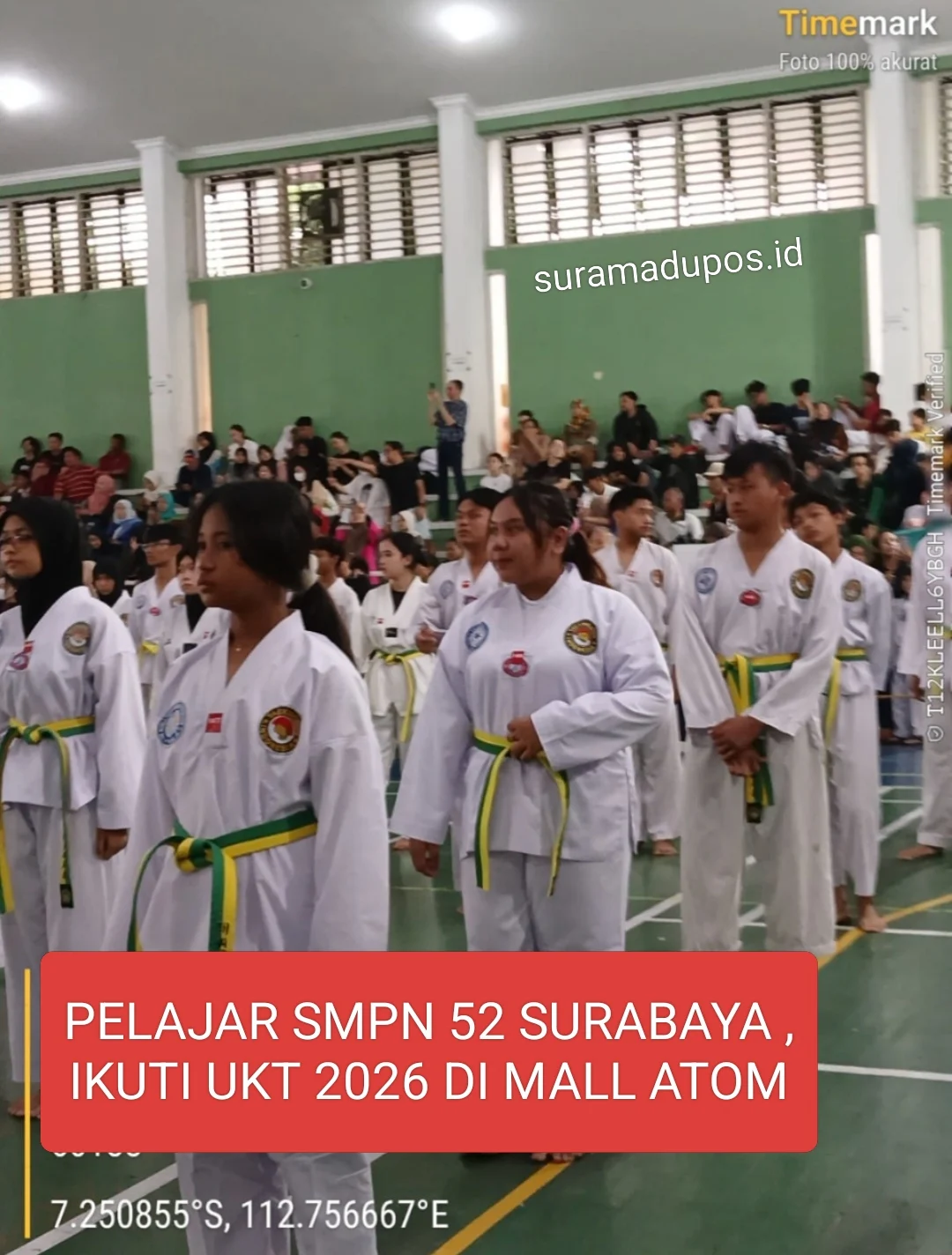 PELAJAR SMPN 52 SURABAYA IKUTI UKT 2026 DI MALL ATOM