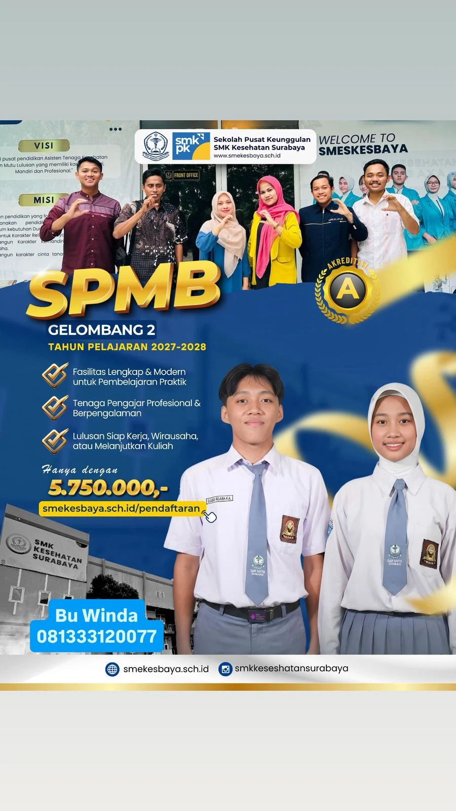 SMEKESBYA DIPERCAYA LKS (Lomba Kompetensi Siswa ) JAWA TIMUR DAN SISWINYA RAIH GOLDEN TICKET UNAIR