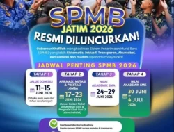Pemerintah Provinsi Jawa Timur resmi meluncurkan Sistem Penerimaan Murid Baru (SPMB) Tahun 2026.