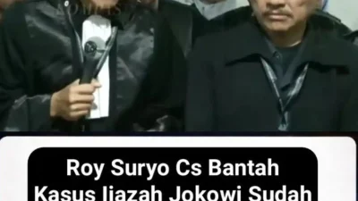 Roy Suryo Cs Bantah Kasus Ijazah Jokowi Sudah P21 & Segera Ada Penahanan: Jaksa Belum Terima Berkas