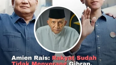 DEWAN SYURO PARTAI UMAT AMIN RAIS INGATKAN PRESIDEN PRABOWO TENTANG PERSONALISASI KEKUASAAN TEDDY