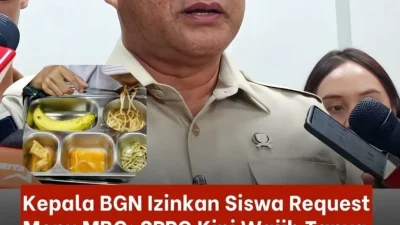 BGN IJINKAN SISWA MENENTUKAN MENU MAKANAN BERGIZI GRATIS