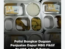 DUGAAN JUAL BELI DAPUR MBG KOTA BATAM TERBONGKAR