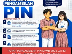 TAHAP PENGAMBILAN PIN SPMB 2026 JATIM DIBUKA, BERIKUT CARA DAN SYARATNYA.
