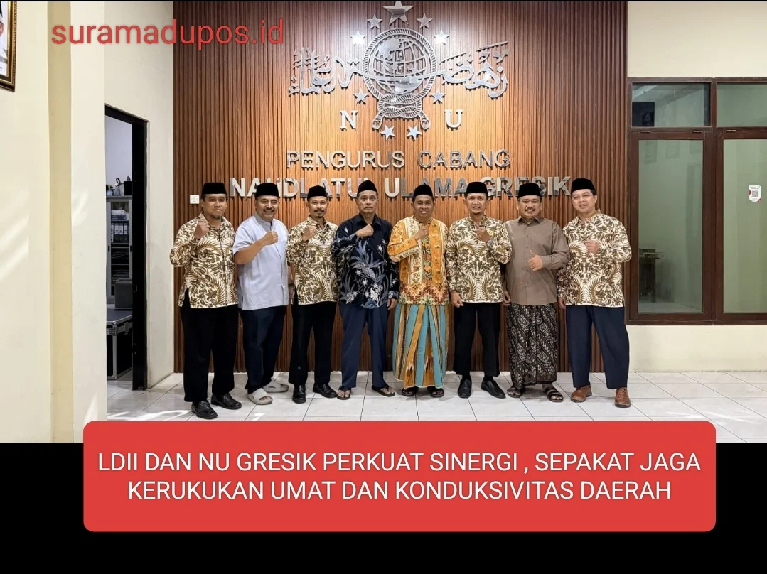 LDII dan NU Gresik Perkuat Sinergi, Sepakat Jaga Kerukunan Umat dan Kondusivitas Daerah