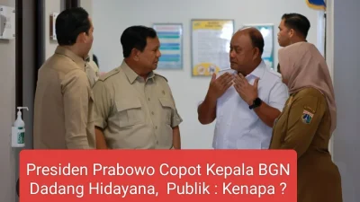 presiden prabowo copot ketua MBG dadang Idayana, Netizen : Kenapa ?