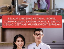 Belajar Langsung ke Italia, Michael Tjondrokusumo Bangun Michael TJ Gelato Menjadi Destinasi Kuliner Favorit Surabaya