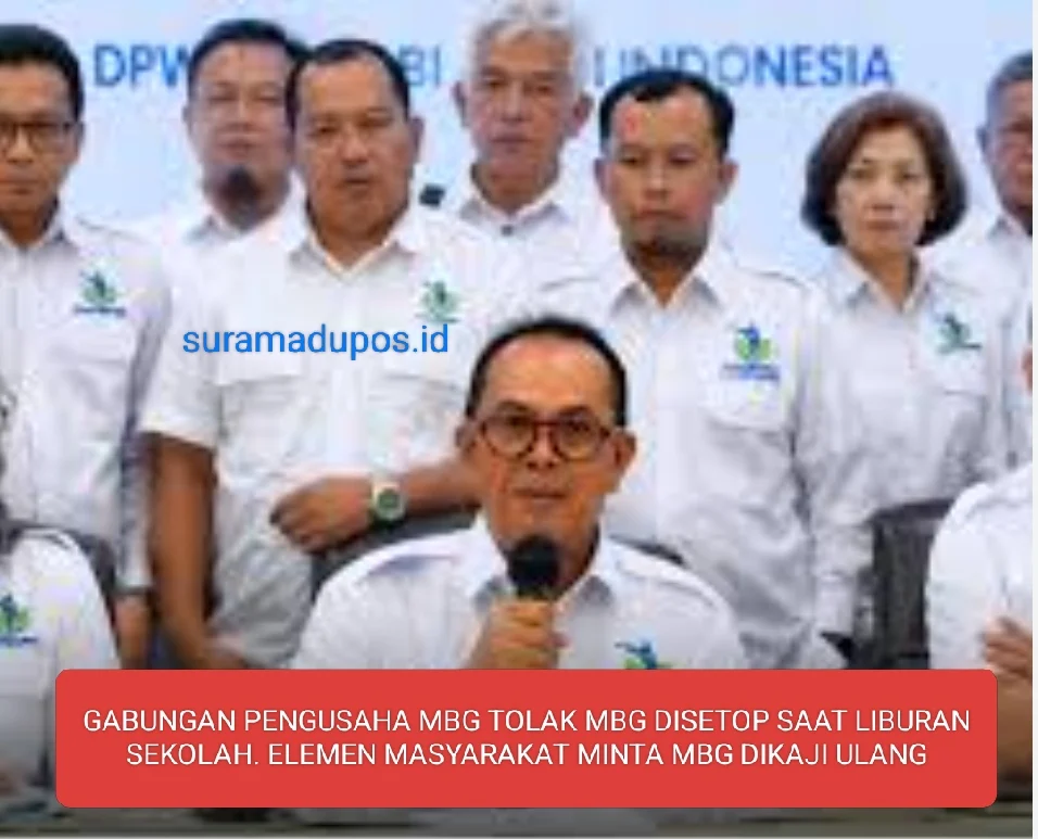 GABUNGAN PENGUSAHA MBG TOLAK MBG DISETOP SAAT LIBURAN SEKOLAH, ELEMEN MASYARAKAT MINTA MBG DIHENTIKAN