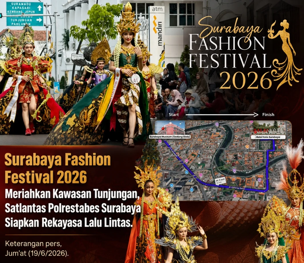 Tunjungan jadi AREA Surabaya Fashion Festival Hadirkan Panggung Fesyen Terbuka