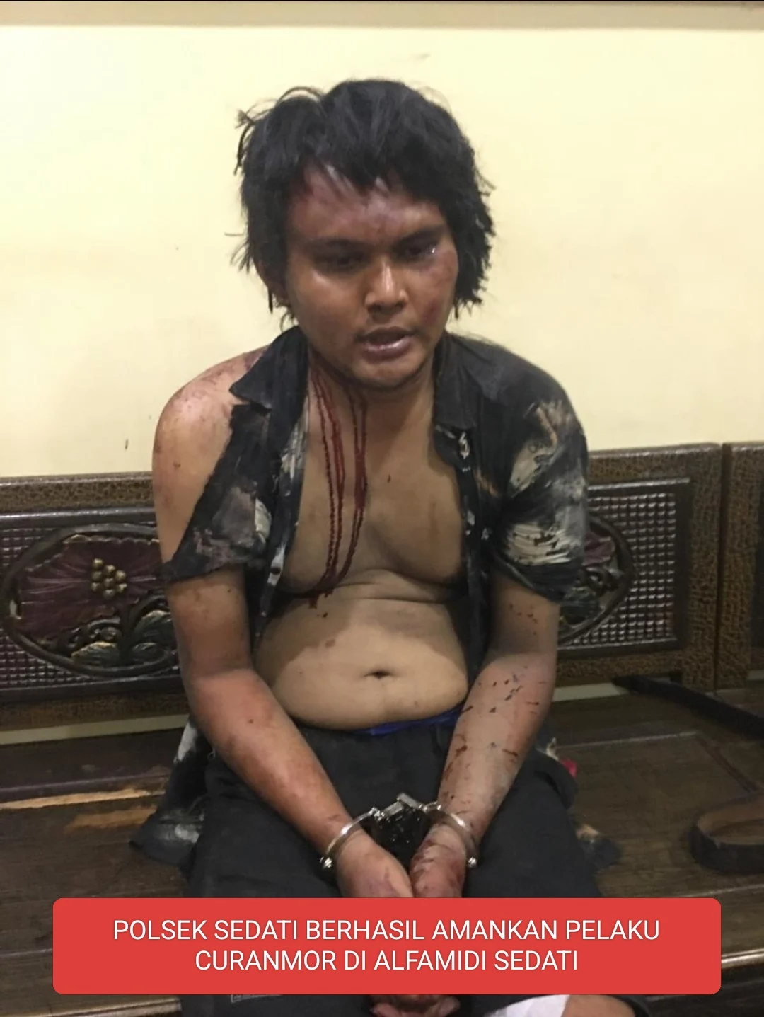 Polsek Sedati Berhasil Amankan Pelaku Curanmor di Alfamidi Sedati