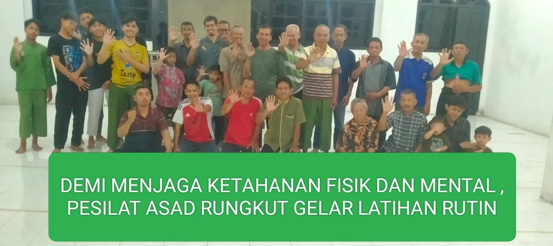 Demi Menjaga Ketahanan Fisik dan Mental,Pesilat ASAD Rungkut Gelar Latihan Rutin