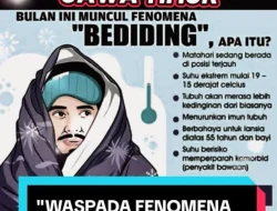 FENOMENA BEDIDING MULAI DIRASAKAN DI PULAU JAWA