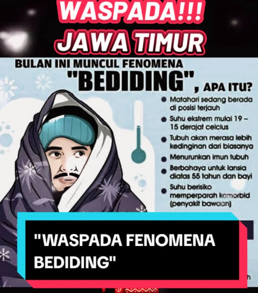 FENOMENA BEDIDING MULAI DIRASAKAN DI PULAU JAWA
