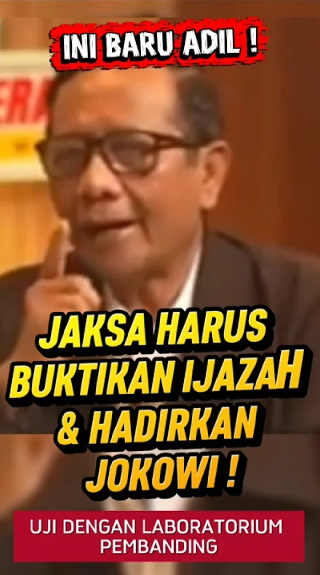 JAKSA TELAH BERUBAH MENJADI PENGACARA JOKOWI?