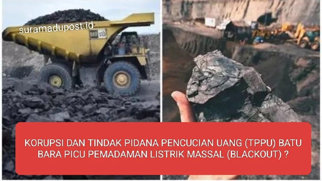KORUPSI DAN TINDAK PIDANA PENCUCIAN UANG (TPPU) BATU BARA PICU PEMADAMAN LISTRIK MASSAL ( BLACKOUT) ?