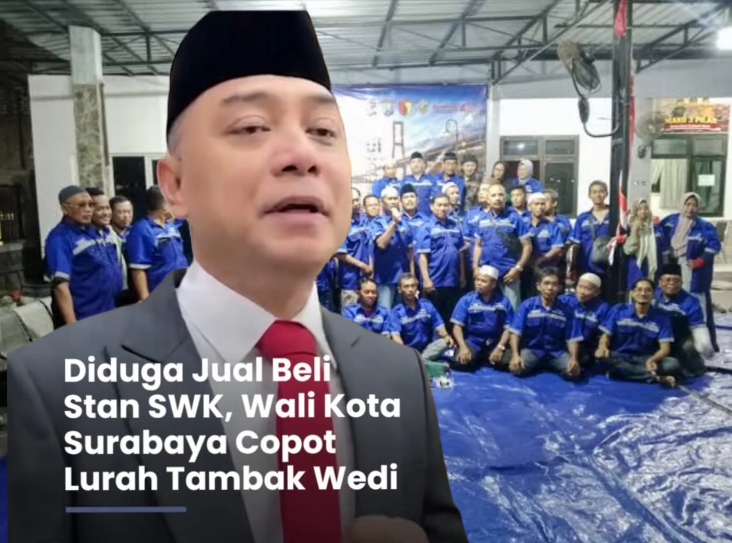 MAS WALI SURABAYA BERI JAWABAN TERKAIT RT RW LKMK TAMBAK WEDI KEMBALIKAN STEMPEL