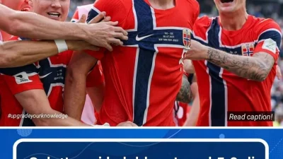 TAK HANYA LIBAS ISRAEL 5-O NORWEGIA MEMBERI BANTUAN SELURUH KEUNTUNGAN PERTANDINGAN KE PALESTINA
