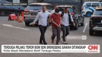 ORANG TUA SISWA SDN SRENSENG SAWAH 15 JAKARTA SELATAN PELAKU TEROR BOM