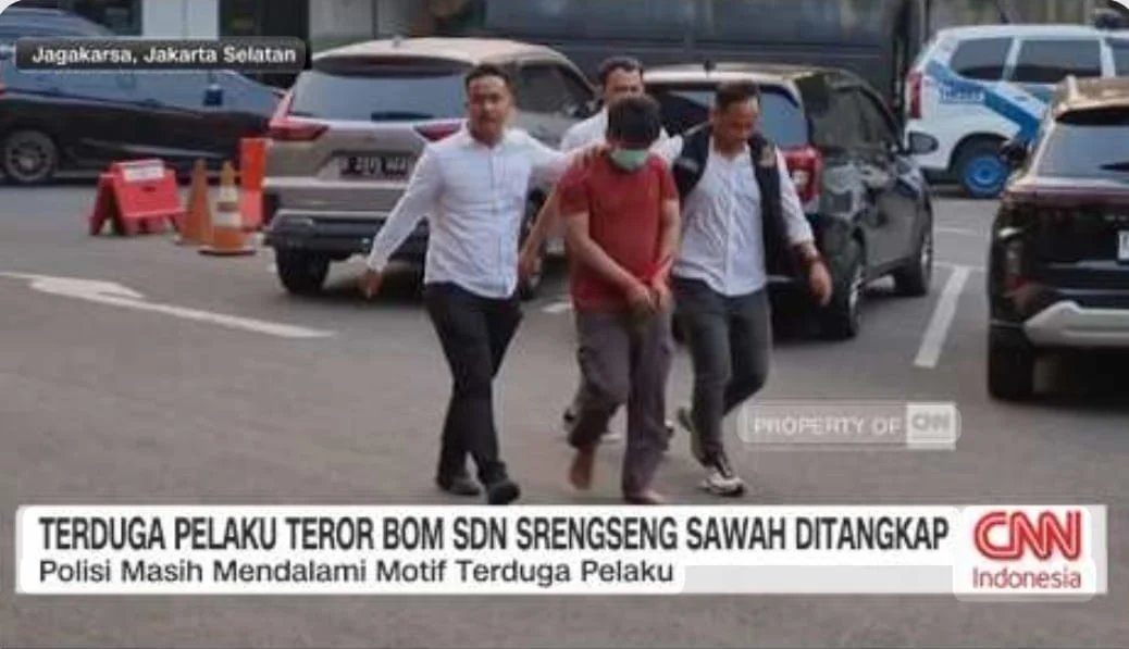 ORANG TUA SISWA SDN SRENSENG SAWAH 15 JAKARTA SELATAN PELAKU TEROR BOM