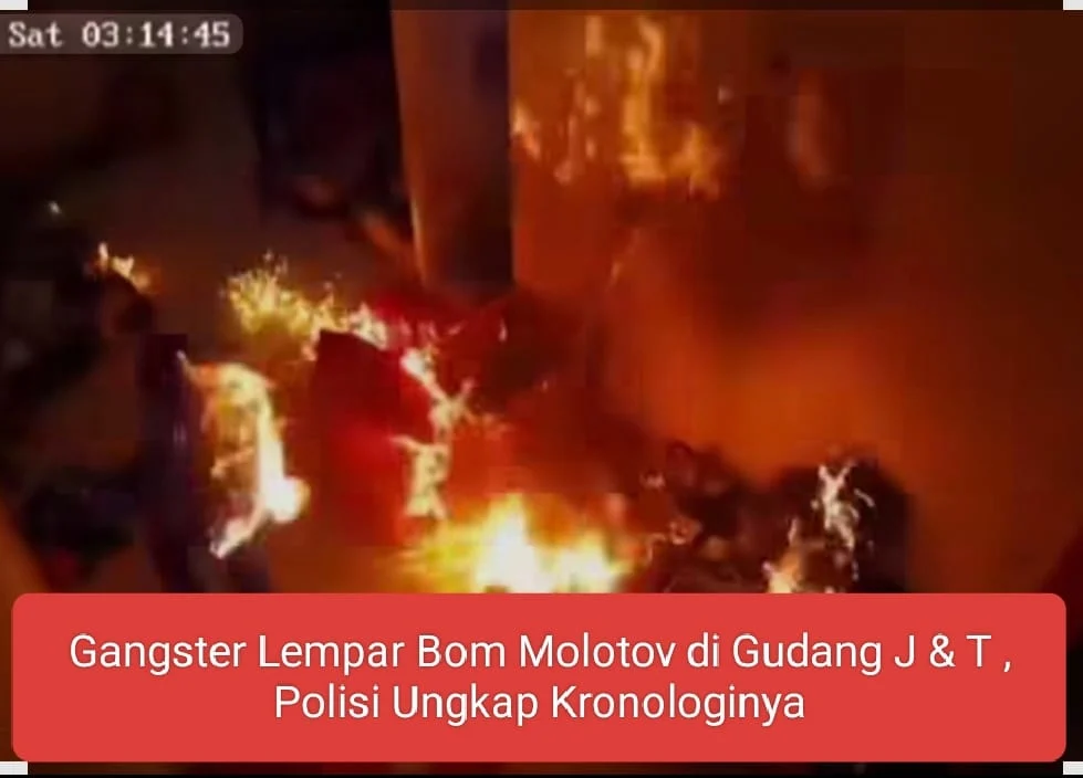 Gangster Lempar Bom Molotov di Gudang J&T Kebumen hingga 4 Orang Ditangkap, Polisi Ungkap Kronologinya