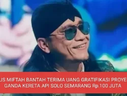 Gus Miftah Bantah Terima Uang Gratifikasi Proyek Ganda Kereta Api Solo Semarang Rp. 100 Juta