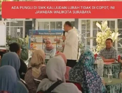 Lurah Kalijudan Tak Disanksi soal Dugaan Pungli SWK, Eri Ungkap Alasannya