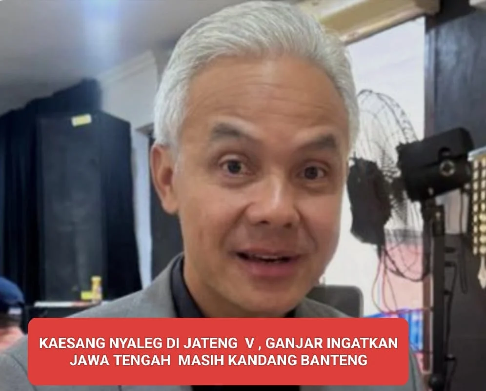 Kaesang Nyaleg di Jateng V, Ganjar Ingatkan Jawa Tengah Masih “Kandang Banteng”
