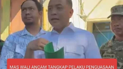 mas wali Ancam Tangkap Pelaku Penguasaan Aset Secara Ilegal di Ngagel Rejo
