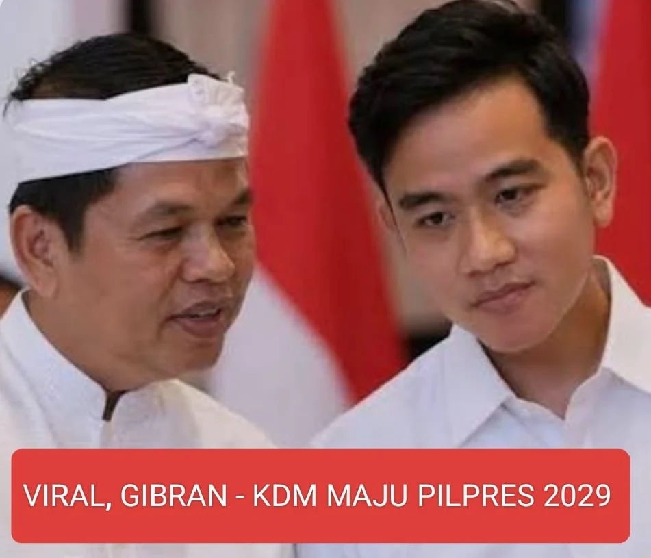 VIRAL, GIBRAN - KDM MAJU PILPRES 2029