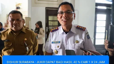 DISHUB SURABAYA : JUKIR DAPAT BAGI HASIL 40 PERSEN CAIR 1 X 24 JAM