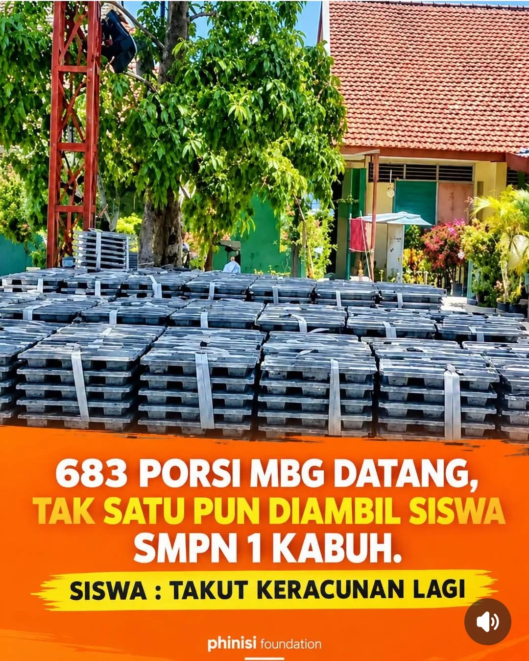 TRAUMA KERACUNAN, SISWA SMPN 1 KAMBUH JOMBANG JAWA TIMUR TIDAK AMBIL OMPRENG MBG