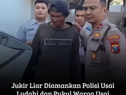 JUKIR LIAR DIAMANKAN POLISI USAI LUDAHI DAN PUKUL WARGA TOLAK BAYAR PARKIR GRATIS