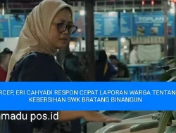 GERCEP, ERI CAHYADI RESPON CEPAT LAPORAN WARGA TENTANG KEBERSIHAN SWK BRATANG BINANGUN