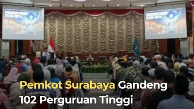 DEMI SUKSES KAMPUNG PANCASILA PEMKOT SURABAYA LIBATKAN 102 PERGURUAN TINGGI DAN AKADEMISI