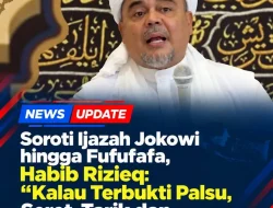 Soroti Ijazah Jokowi hingga Fufufafa, Habib Rizieq: Kalau Terbukti Palsu, Seret, Tarik dan Jebloskan ke Penjara!