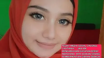 PEGIAT MEDIA SOSIAL CHUSNUL CHOTIMAH : “ JIKA MK MENGABULKAN GUGATAN DENNY INDRAYANA  MPR ADAKAN SIDANG PEMBERHENTIAN GIBRAN SEBAGAI WAPRES DAN PRESIDEN AJUKAN DUA NAMA PENGGANTINYA.